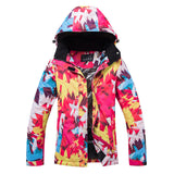 Thick Warm Women Waterproof Windproof  Ski Suit