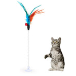 Stick Feather Wand With Small Bell Mouse Cage Toys